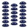 MY MIRONEY 20Pack Blue Drawer Cup Pulls Hardware Kitchen Cabinet Handles Antique Wardrobe Pulls Handles with Screws 252 Hole Centers