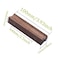 NAKUPENDA 4Pcs Wooden Drawer Handles Cupboard Cabinet Pulls Rectangle Wood Hardware Handles Pulls for Furniture Dresser Wardrobes Black Walnut 64mm Hole Spacing