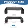 PATIKIL Plastic Pull Handles 120mm Hole Centers 4 Pcs Square Drawer Pulls Kitchen Hardware for Luggage Mechanical Equipment Door Cupboard Handle Black