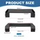 PATIKIL Plastic Pull Handles 150mm Hole Centers 2 Pcs Square Drawer Pulls Kitchen Hardware for Luggage Mechanical Equipment Door Cupboard Handle Black