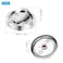 PATIKIL Recessed Door Handles 2 Pcs Round Flush Pulls Stainless Steel Furniture Locks Hidden Embedded Fireproof Door Furniture Pull Silver