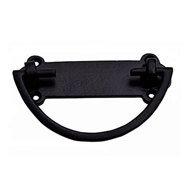 Perilla Home Black Metal Long Pull Handle Set of 2 Decorative Door Gates Garages Barns Sheds Closets Sliding Door for Pulls Lifter