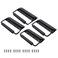 Piutouyar 49 Inch Spring Loaded Handle Heavy Duty Surface Mount Folding With Rubber Grip for Toolbox Boxes Black 4Pcs