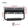Piutouyar 49 Inch Spring Loaded Handle Heavy Duty Surface Mount Folding With Rubber Grip for Toolbox Boxes Black 4Pcs