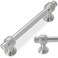 POVEFONK 10 Pack 375 inch Brushed Satin Nickel Kitchen Cabinet Handles Cabinet Pulls Sliver Drawer Pulls Kitchen Cabinet Hardware Handles Drawer Pulls Dresser Handles