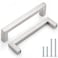 Probrico 15 PackSquare Cabinet Handles 5 Inch Hole Centers Stainless Steel Cupboard Handles Brushed Nickel Kitchen Cabinet Pulls Overall Length 512
