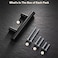 Probrico 25 Pack Holes Centers64mm 25inch Flat Black Kitchen Cabinet Pulls Stainless Steel Dresser Drawer Handles 4inch Length Modern T Bar Pull Handle for Bedroom