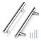 Probrico 30Pack 5 Inch Polished Chrome Cabinet Pulls 7916 Inches Total Length Stainless Steel Kitchen Cabinet Hardware Chrome Drawer Pulls