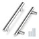 Probrico 30Pack 5 Inch Polished Chrome Cabinet Pulls 7916 Inches Total Length Stainless Steel Kitchen Cabinet Hardware Chrome Drawer Pulls