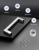 Probrico 5 Inch Stainless Steel Cabinet Handles 10 Pack Modern Kitchen Cupboard Handles 5 Inch Holes Centers Cabinet Drawer Pulls Brushed Nickel 55 Inch Total Length