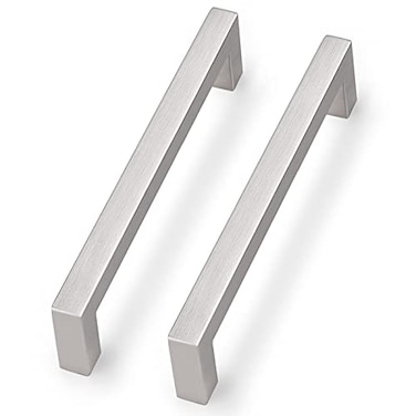 Probrico 5 Inch Stainless Steel Cabinet Handles 10 Pack Modern Kitchen Cupboard Handles 5 Inch Holes Centers Cabinet Drawer Pulls Brushed Nickel 55 Inch Total Length