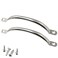 PZRT 2pcs 129mm Stainless Steel Door Handle Cabinet Drawer Hardware Solid Handles Pulls