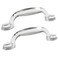 PZRT 2pcs Transparent Acrylic Drawer Knobs Pull Handles Dresser Pulls Glass Look Kitchen Cabinet Door Handle Pull Adhesive Type