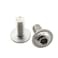 PZRT Aluminum Rectangular Industrial Handle Cabinet Hardware for Furniture Drawer Closet Nylon Plastic 120mm Hole Distance Silver