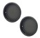QCAA Solid Brass Finger Pull 218 Matte Black Made in Taiwan 2 Pack