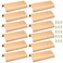 Qjaiune Back Mount Finger Edge Pull 150mm59 Aluminum Hidden Handle Concealed Tab Pulls for Home Kitchen Living Room Door Drawer Cabinet 12Pcs Gold