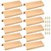 Qjaiune Back Mount Finger Edge Pull 150mm59 Aluminum Hidden Handle Concealed Tab Pulls for Home Kitchen Living Room Door Drawer Cabinet 12Pcs Gold
