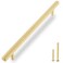 QOGRISUN 2Pack Solid Brass Cabinet Pulls Hexagon Drawer Handles1114Inch Hole Center Suitable for Kitchen Bathroom Dresser Cupboard Hardware 138Inch Total Length Brushed Finish
