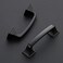 Ravinte 10 Pack Solid 3 Square Foot Arch Pulls Kitchen Cabinet Handles Matte Black Drawer Pulls Kitchen Cabinet Hardware for Cupboard Handles