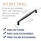 Ravinte 15 Pack Solid 614 Inch Matte Black Cabinet Handles Black Drawer Pulls Kitchen Cabinet Hardware