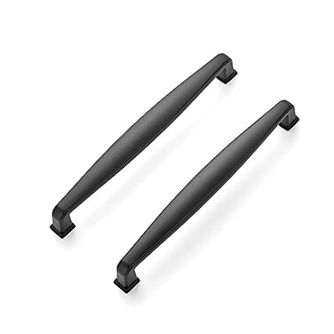 Ravinte 15 Pack Solid 614 Inch Matte Black Cabinet Handles Black Drawer Pulls Kitchen Cabinet Hardware
