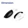 Ravinte 20 Pack 3 Drawer Pulls Flat Black Cabinet Cup Pulls Kitchen Hardware Cabinet Handles Drawer Handles Knobs 3 inch Hole Center