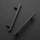 Ravinte 20 Pack 738 Square Cabinet Pulls Matte Black Stainless Steel Kitchen Drawer Pulls Cabinet Handles 738Length5 Hole Center