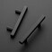 Ravinte 20 Pack Black Cabinet Handles 3 Inch Square Cabinet Pulls Matte Black Square Hardware for Kitchen Cabinets 5 Inch Total Length