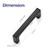 Ravinte 20 Pack Solid 3 Inch Kitchen Square Cabinet Handles Matte Black Pulls Drawer Pulls Kitchen Cabinet Hardware Flat Black Handles