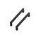 Ravinte 20 Pack Solid 4 Inch Center to Center Slim Square Bar Drawer Handles Black Drawer Pulls Matte Black Cabinet Pulls for Kitchen Cabinet Hardware