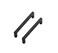Ravinte 20 Pack Solid 4 Inch Center to Center Slim Square Bar Drawer Handles Black Drawer Pulls Matte Black Cabinet Pulls for Kitchen Cabinet Hardware