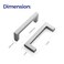 Ravinte 25 Pack Solid 3 Inch Center to Center Slim Square Bar Drawer Handles Kitchen Cabinet Handles Brushed Nickel Drawer Pulls Kitchen Cabinet Hardware Kitchen Handles Cabinet Pulls