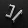 Ravinte 3 Pack 3 Inch Kitchen Square Cabinet Handles Satin Nickel Pulls Brushed Nickel Kitchen Cabinet Hardware Handles for Cupboard Drawer Pulls