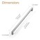 Ravinte 3 Pack Square Cabinet Handles Satin Brushed Nickel Drawer Pulls 1235 Inch Kitchen Cabinet Hardware