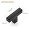 Ravinte 30 Pack 2 inch Length Square Cabinet Pulls Matte Black Stainless Steel Kitchen Drawer Pulls Cupboard Handles Cabinet Handles