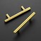 Ravinte 30 Pack 5 Inch Cabinet Pulls Brushed Brass Stainless Steel Kitchen Drawer Pulls Cabinet Handles 5Length 3 Hole Center