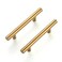 Ravinte 30 Pack 5 Inch Cabinet Pulls Brushed Brass Stainless Steel Kitchen Drawer Pulls Cabinet Handles 5Length 3 Hole Center