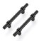 Ravinte 30 Pack 6 Inch Cabinet Pulls Matte Black Kitchen Cabinet Hardware Cupboard Handles with Square Base 6 Length35 Hole Center