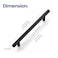 Ravinte 30 Pack 81316 Inch Cabinet Handles Matte Black Kitchen Cabinet Hardware Dresser Pulls Stainless Steel Cabinet Pulls 81316 Length614 Hole Center