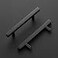 Ravinte 30 Pack Matte Black Cabinet Pulls 4 inch Black Cabinet Handles Kitchen Pulls for Cabinets with Mounting Template 625 inch Overall Length