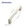 Ravinte 30 Pack Solid 312 Inch Kitchen Square Cabinet Handles Brushed Nickel Pulls Drawer Pulls Cabinet Hardware Kitchen Handles