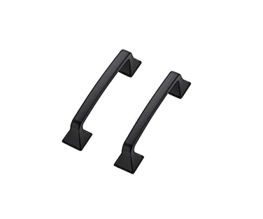 Ravinte 30Pack Solid 334 Square Foot Cabinet Arch Pull Kitchen Cabinet Handles Matte Black Cabinet Pulls Black Drawer Pulls Kitchen Cabinet Hardware Kitchen Handles for Cabinets Cupboard Handles