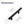 Ravinte 32 Pack 6 inch Cabinet Pulls Matte Black Stainless Steel Kitchen Cupboard Handles Cabinet Handles 375 Hole Center