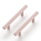 Ravinte 35 Pack 5 Inch Cabinet Pulls Pink Stainless Steel Kitchen Drawer Pulls Cabinet Handles 5 InchLength 3 Inch Hole Center