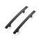 Ravinte 40 Pack 6 Curved Cabinet Pulls Matte Black Kitchen Drawer Pulls Arch Cabinet Handles 6Length 375 Hole Center