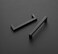Ravinte 45 Pack 5 Inch Kitchen Square Cabinet Handles Matte Black Drawer Pulls for Cupboard Hardware