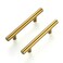 Ravinte 55 Pack 5 Inch Cabinet Pulls Brushed Brass Stainless Steel Kitchen Drawer Pulls Cabinet Handles 5Length 3 Hole Center