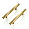 Ravinte 55 Pack 5 Inch Cabinet Pulls Brushed Brass Stainless Steel Kitchen Drawer Pulls Cabinet Handles 5Length 3 Hole Center