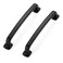 Ravinte Decor 3 Pack Cabinet Handles Arch Cabinet Pulls 5 Inch Drawer Pulls Black Kitchen Drawer Handles Curved Dresser Hardware Solid Kitchen Hardware