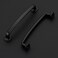 Ravinte Decor 3 Pack Cabinet Handles Arch Cabinet Pulls 5 Inch Drawer Pulls Black Kitchen Drawer Handles Curved Dresser Hardware Solid Kitchen Hardware